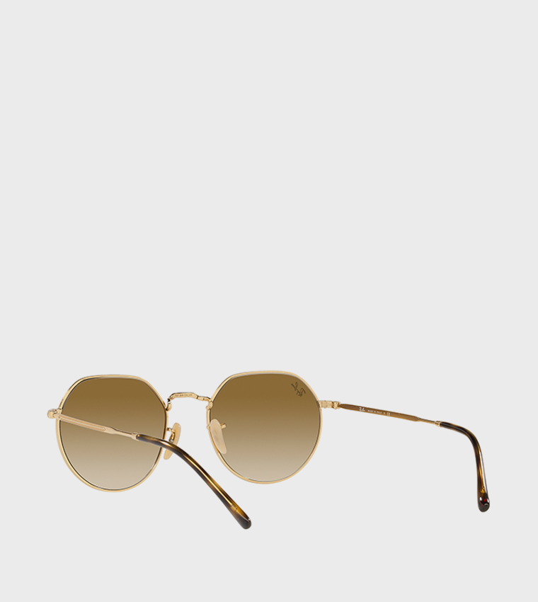 JACK Metal Frame Hexagonal Sunglasses