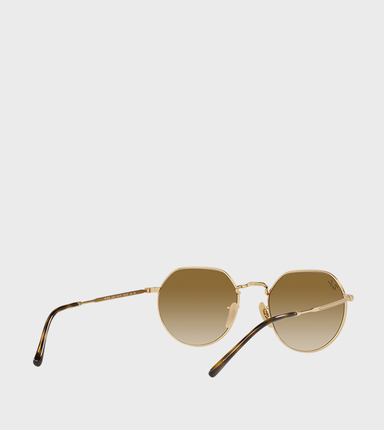 JACK Metal Frame Hexagonal Sunglasses
