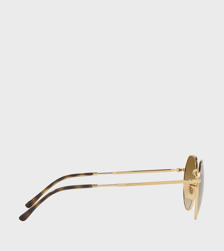 JACK Metal Frame Hexagonal Sunglasses