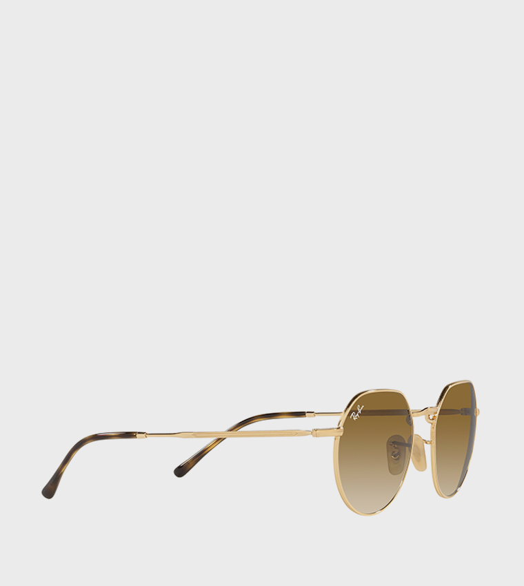 JACK Metal Frame Hexagonal Sunglasses