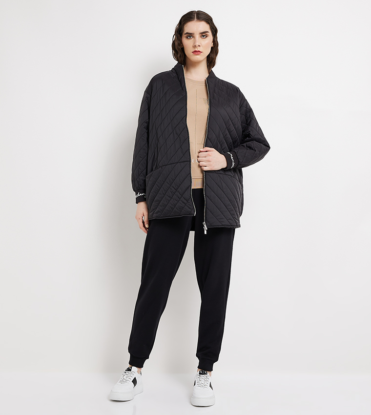 Zip-Through Quilted Jacket