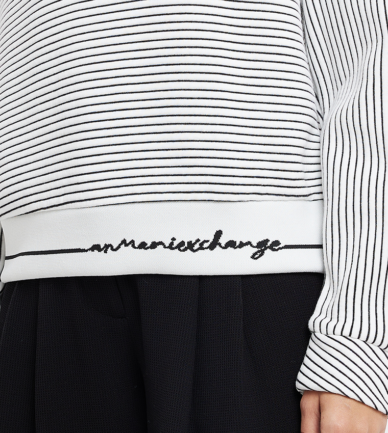 Striped Long Sleeves Hoodie