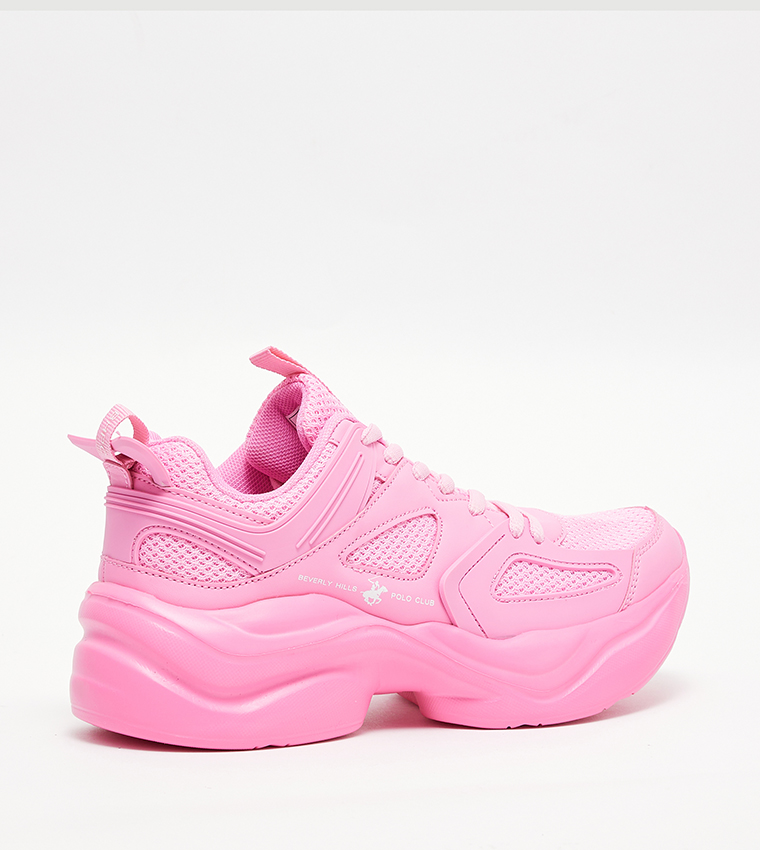 Mesh Detail Chunky Sneakers