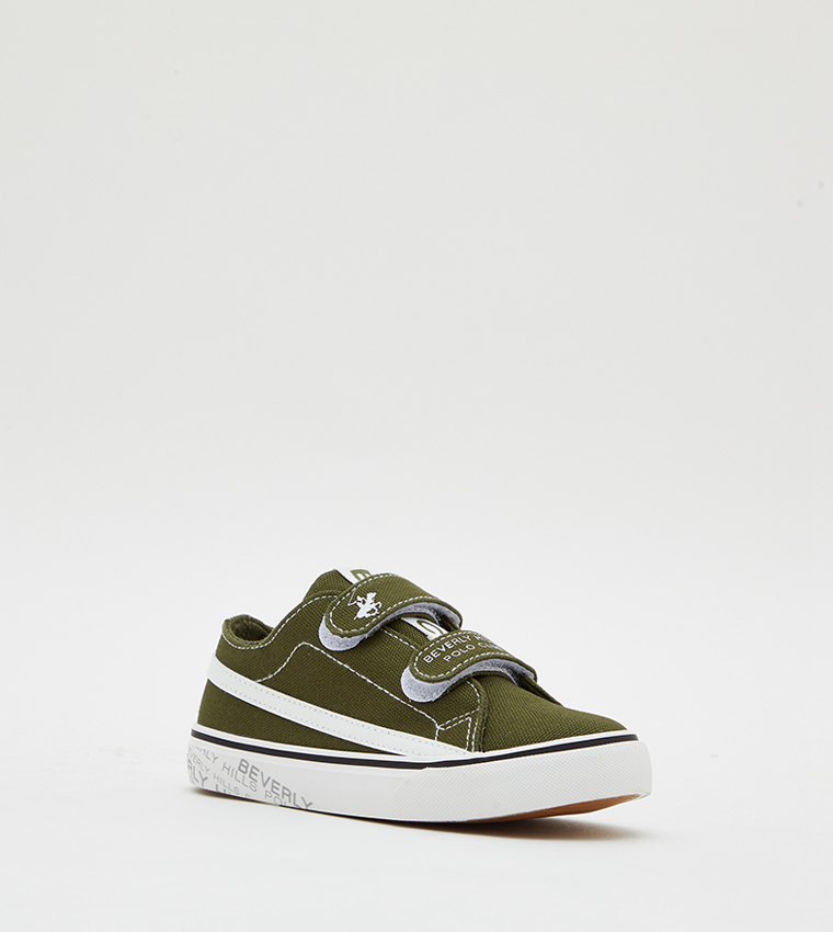 Velcro Closure Low Top Sneakers