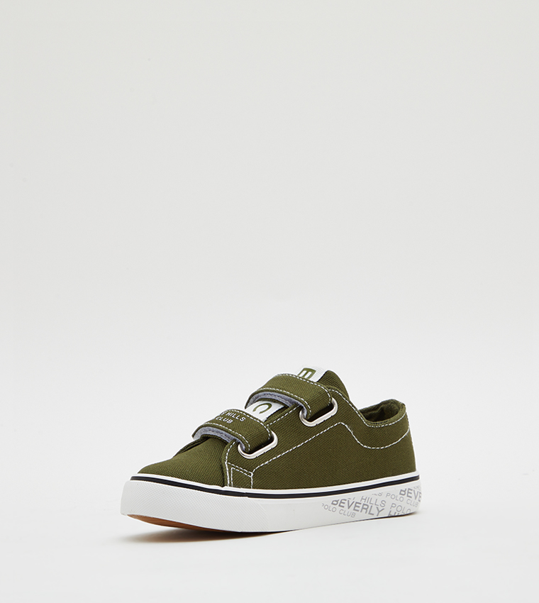 Velcro Closure Low Top Sneakers