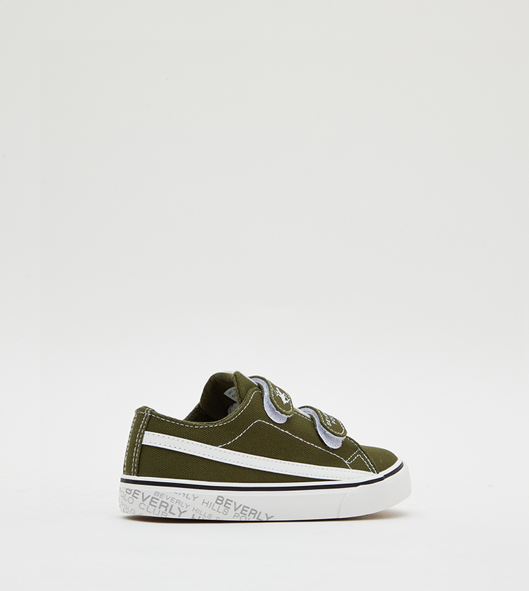 Velcro Closure Low Top Sneakers