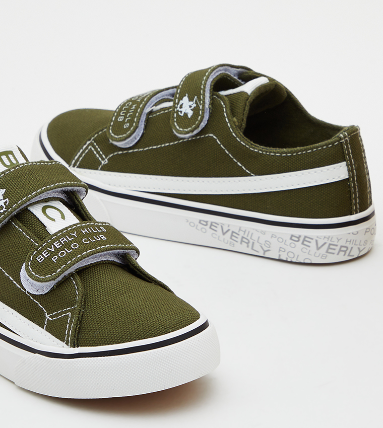 Velcro Closure Low Top Sneakers