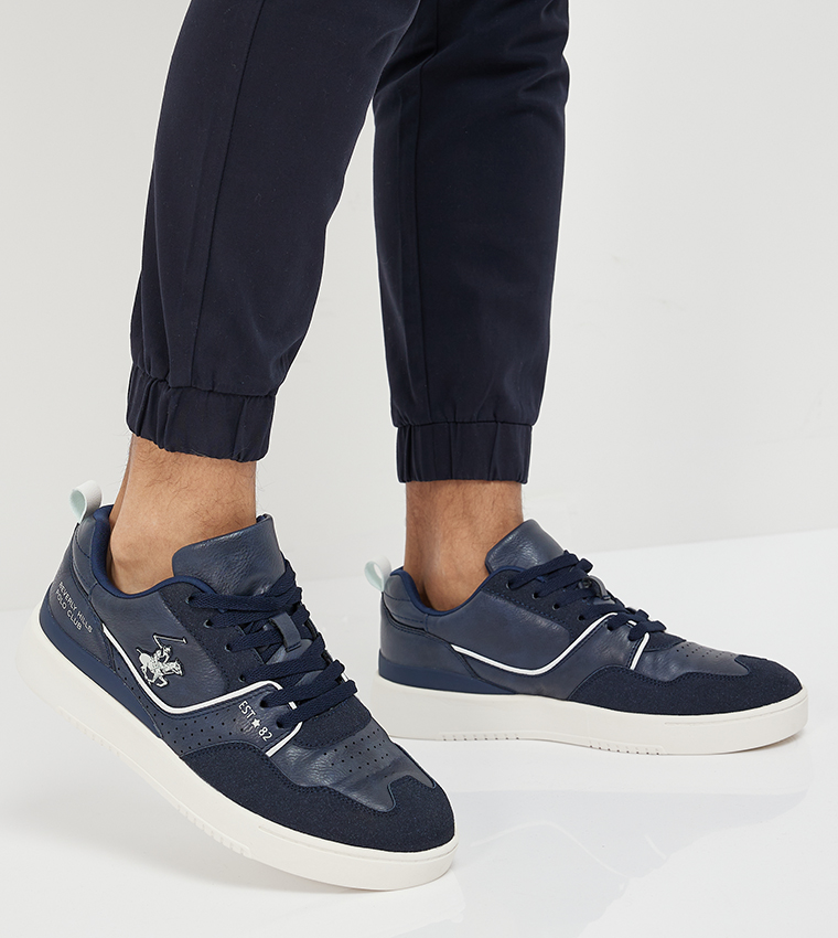 Logo Detail Lace-Up Shoes