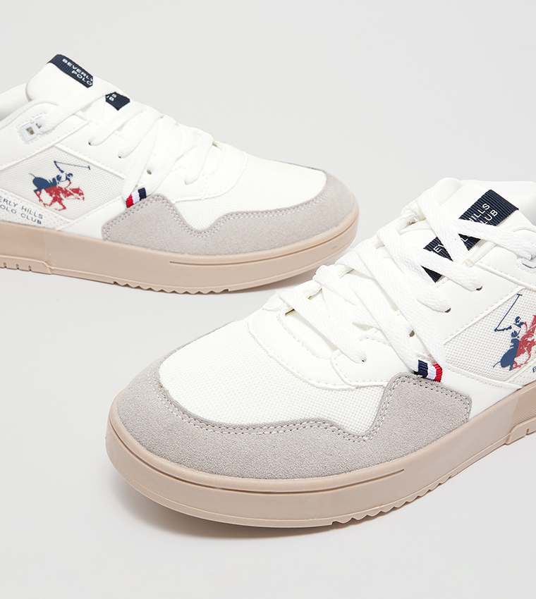 Buy Beverly Hills Polo Club Color Block Lace Up Sneakers In