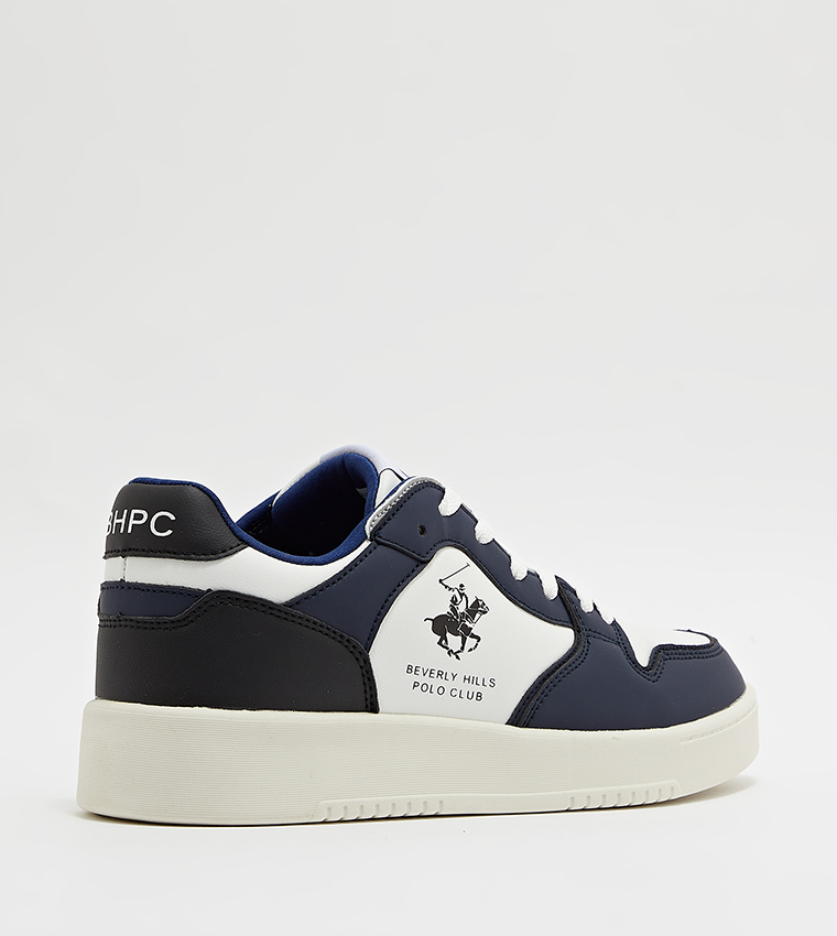 Color Block Lace-Up Sneakers