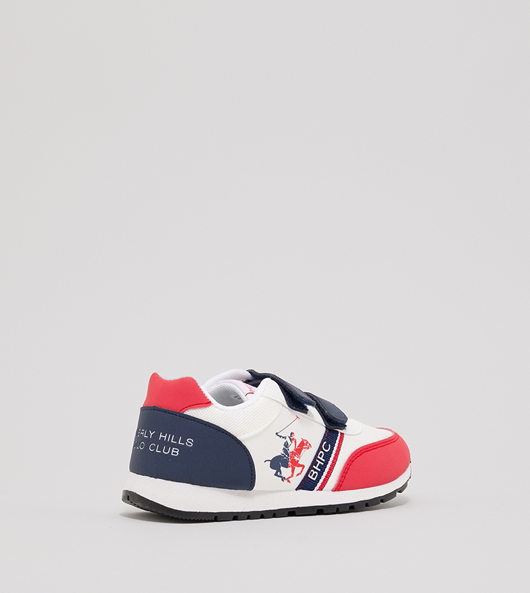 Color Block Velcro Closure Sneakers