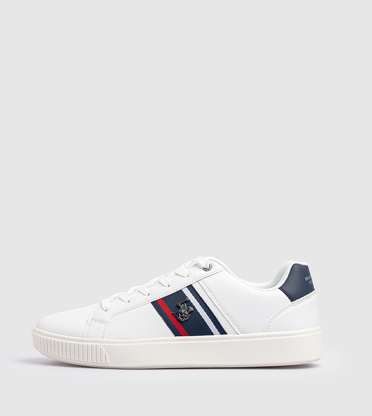 Logo Detail Lace-Up Sneakers