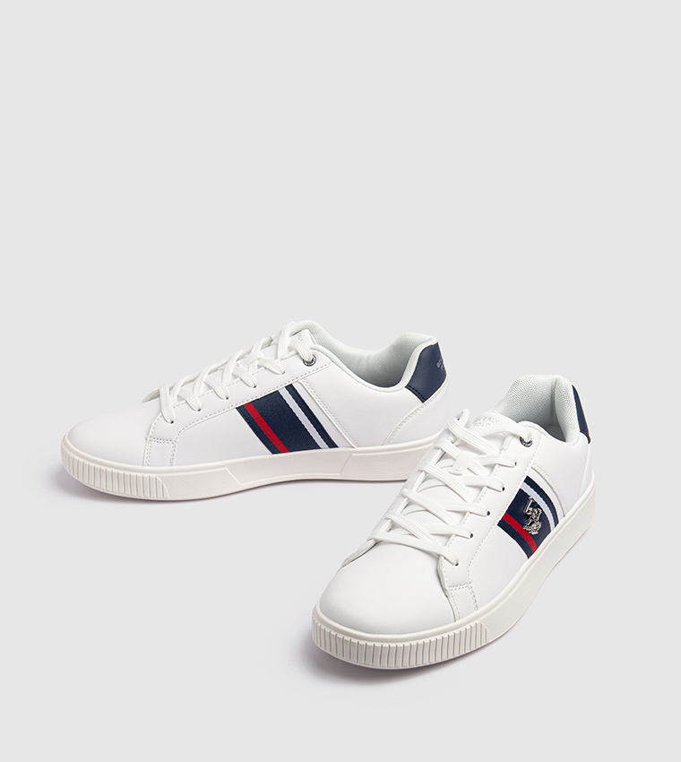 Logo Detail Lace-Up Sneakers
