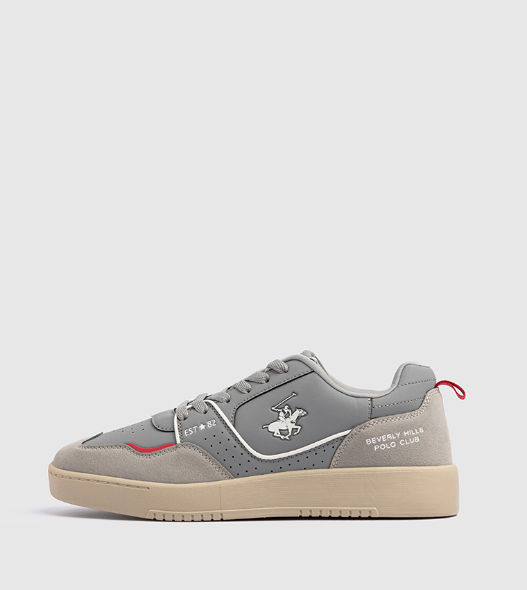 Logo Detail Lace-Up Sneakers
