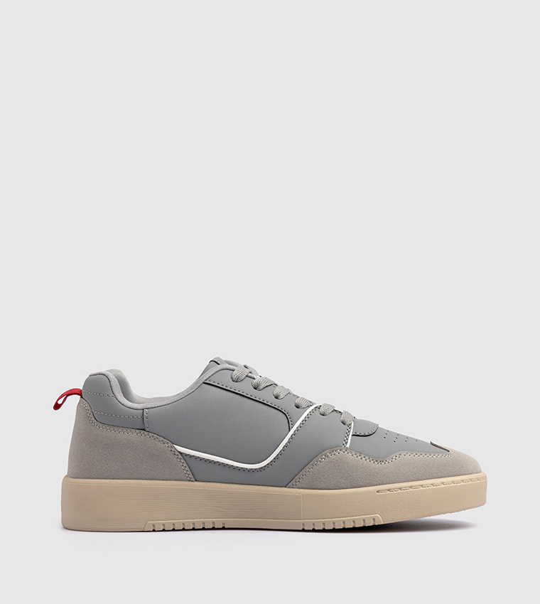 Logo Detail Lace-Up Sneakers