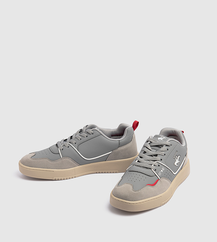 Logo Detail Lace-Up Sneakers