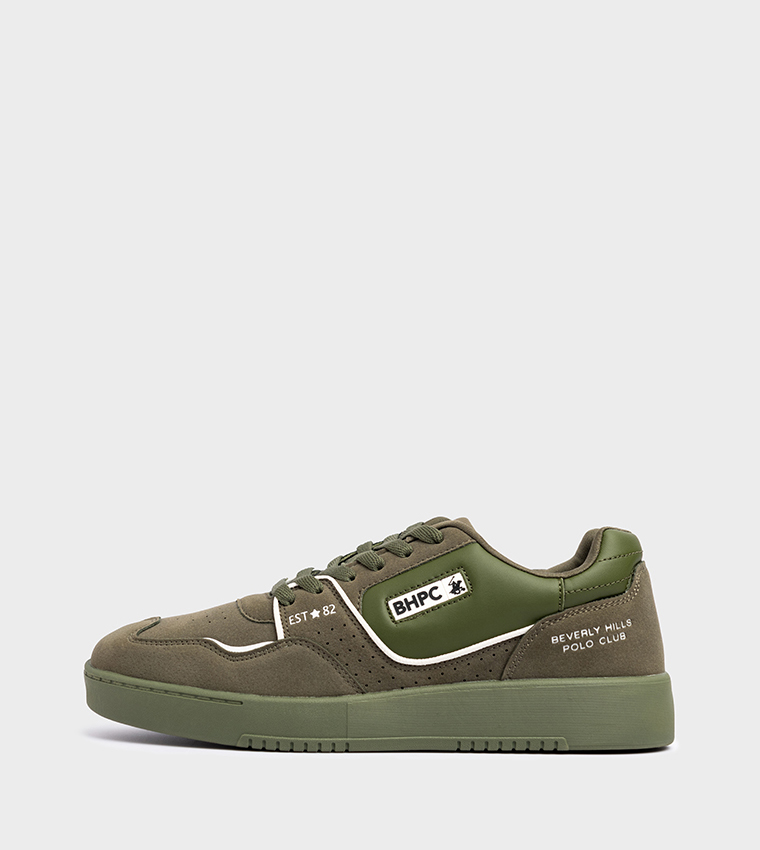 Logo Detail Lace-Up Sneakers