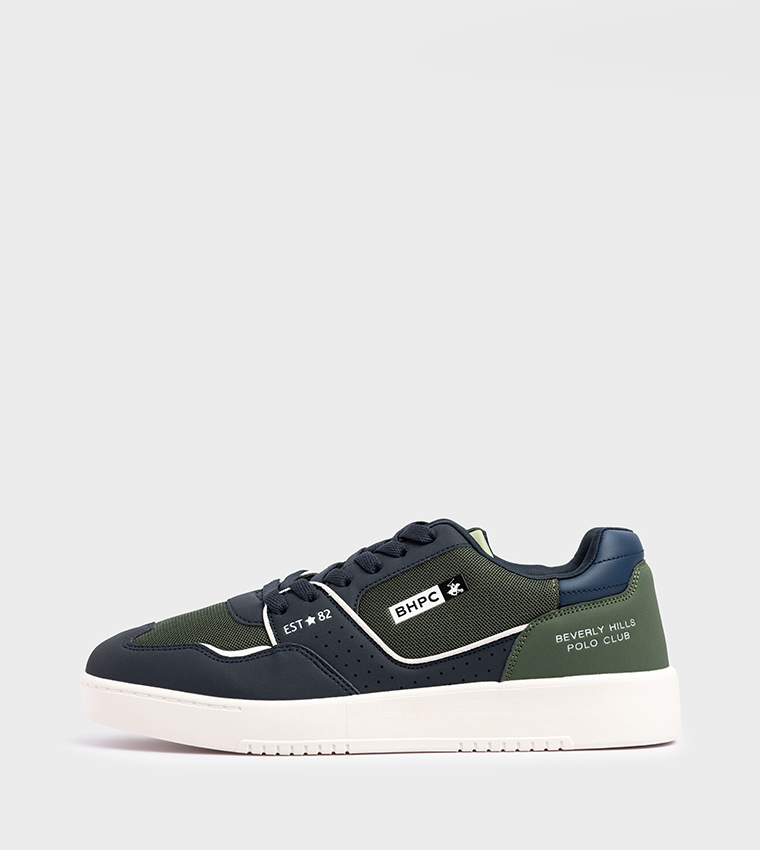 Logo Detail Lace-Up Sneakers