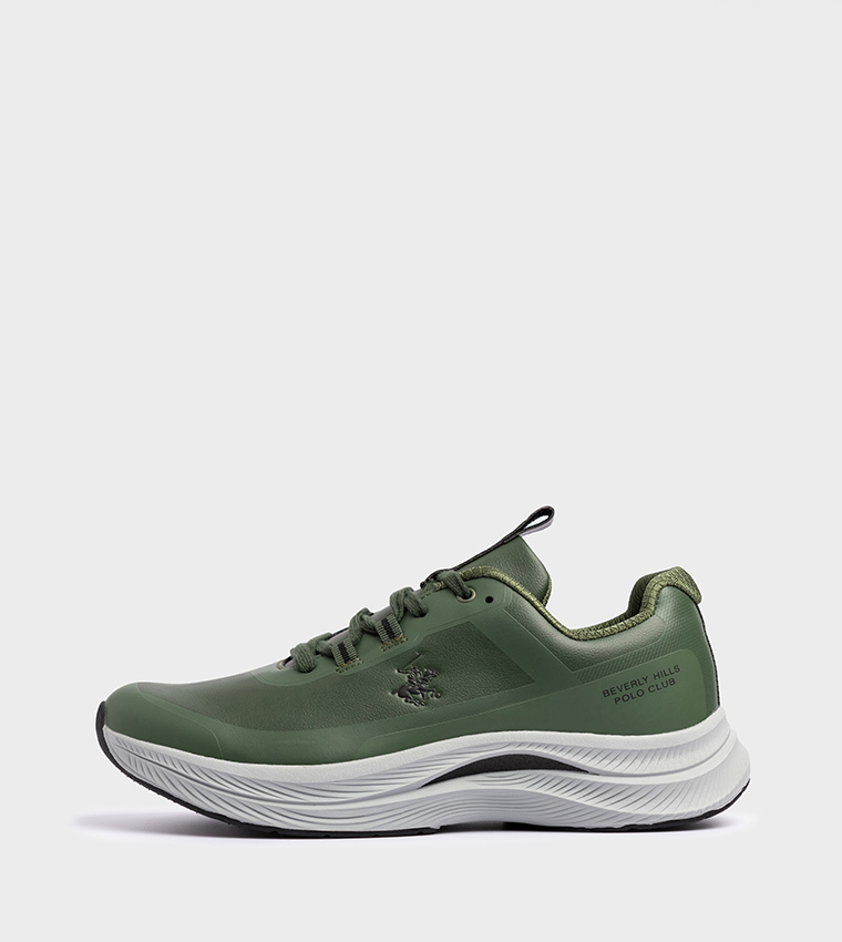 Logo Detail Lace-Up Sneakers