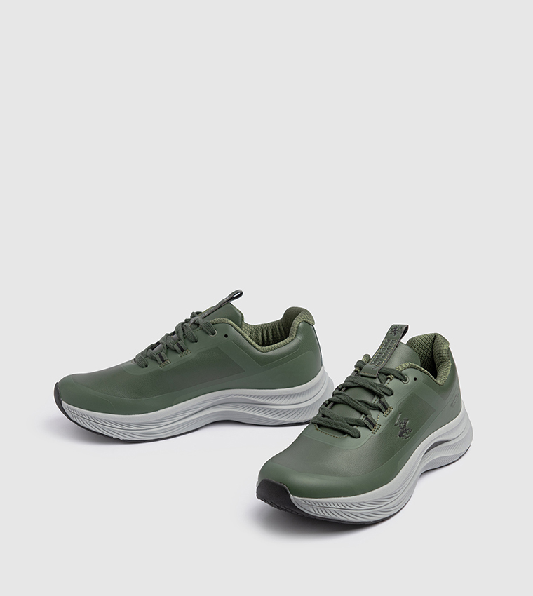 Logo Detail Lace-Up Sneakers