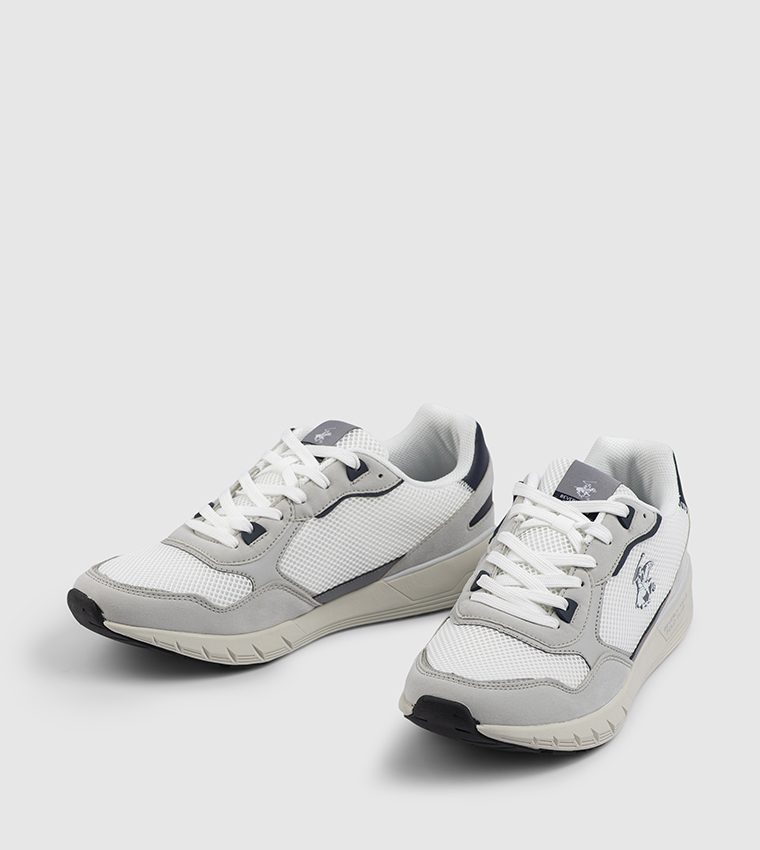Color Block Lace-Up Casual Shoes