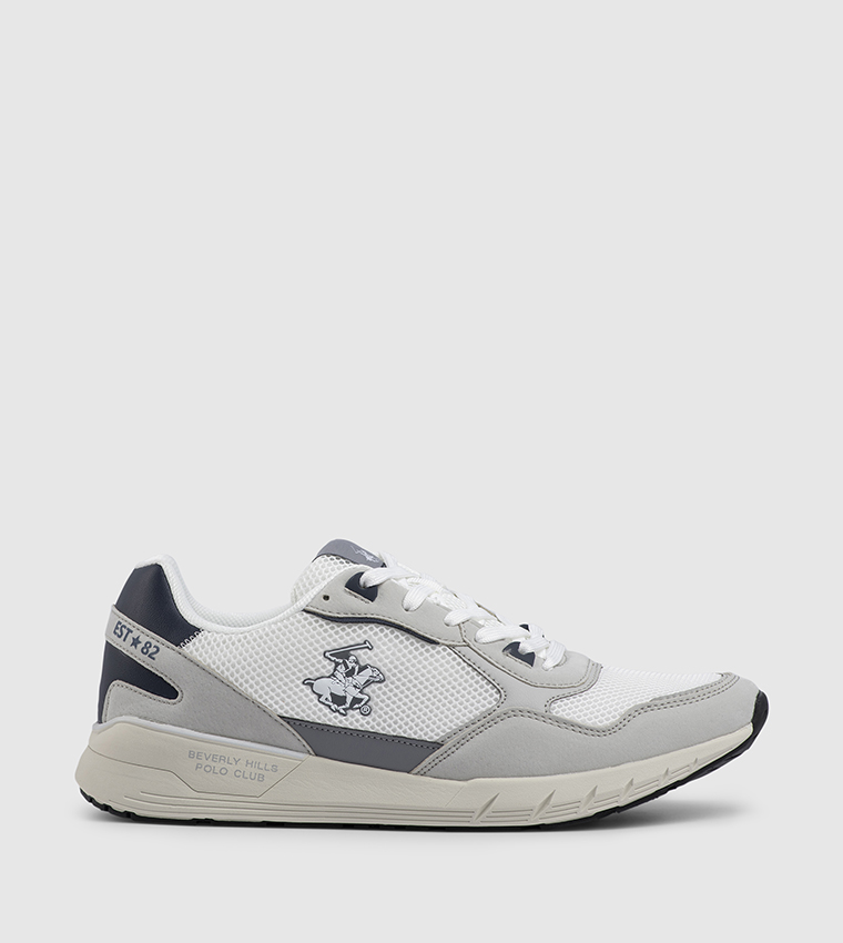 Color Block Lace-Up Casual Shoes