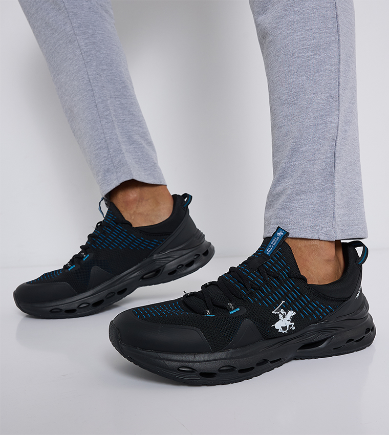 Logo Detail Lace Up Sneakers