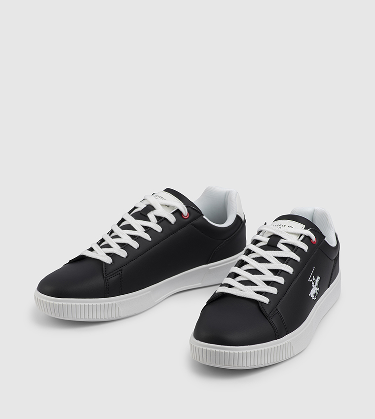 Logo Detail Lace-Up Sneakers