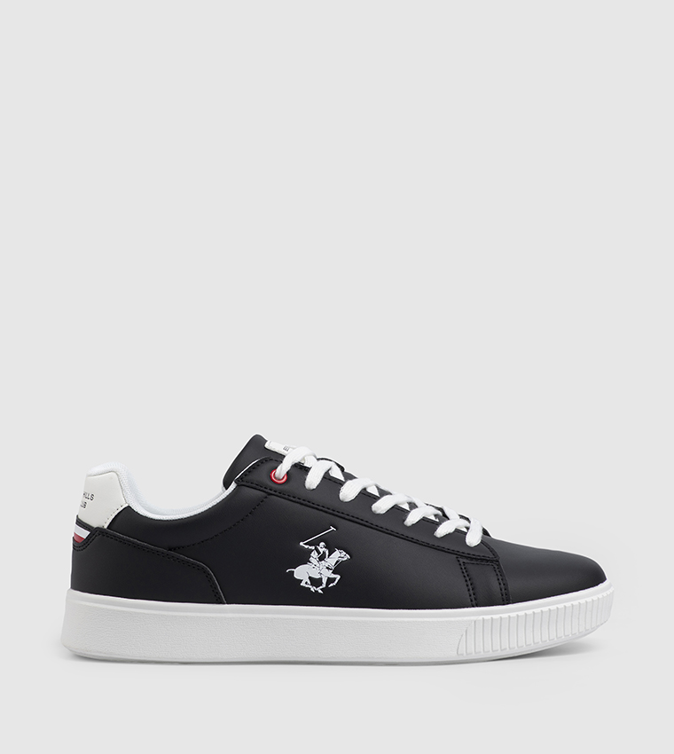 Logo Detail Lace-Up Sneakers
