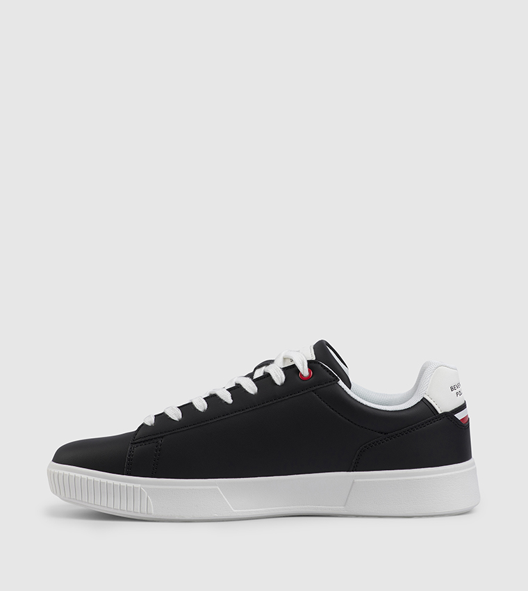 Logo Detail Lace-Up Sneakers