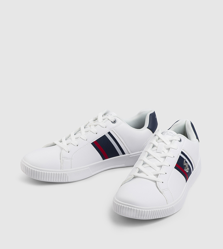 Logo Detail Lace-Up Sneakers