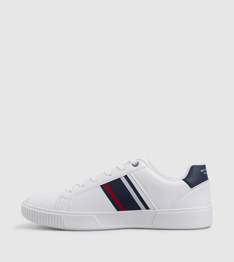 Logo Detail Lace-Up Sneakers