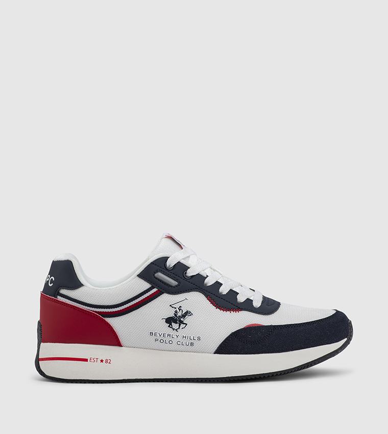 Color Block Lace-Up Casual Shoes