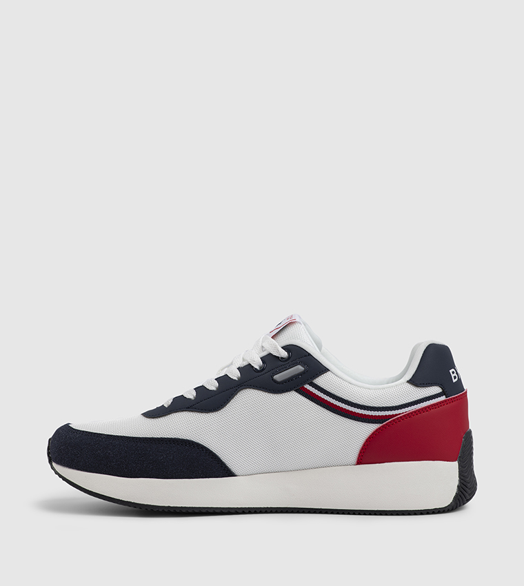 Color Block Lace-Up Casual Shoes