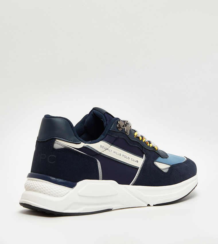 Color Block Lace Up Sneakers