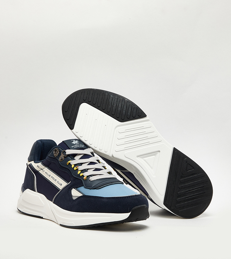 Color Block Lace Up Sneakers