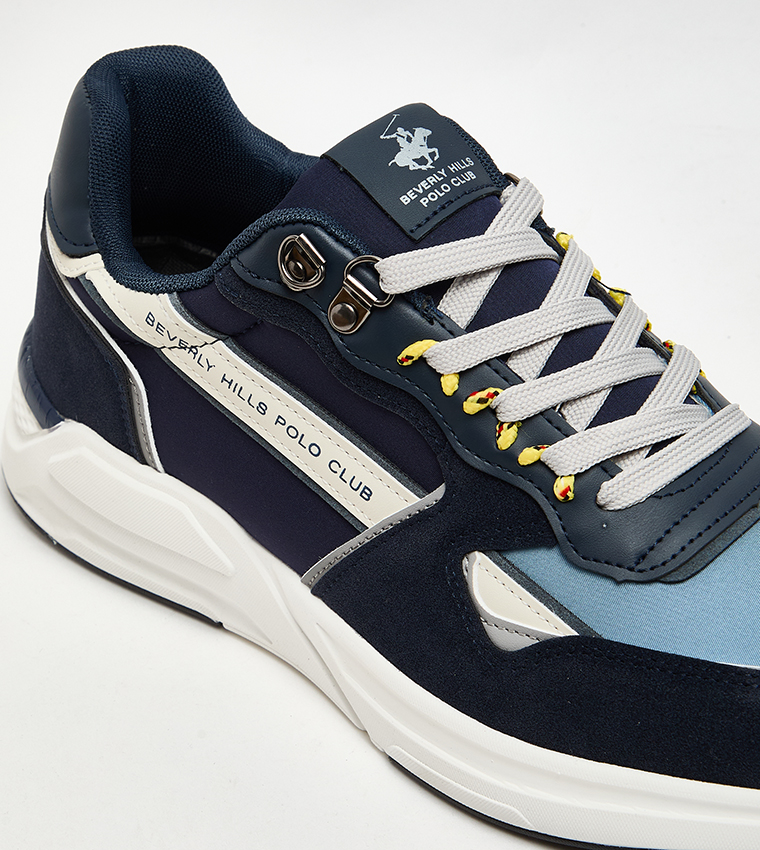 Color Block Lace Up Sneakers