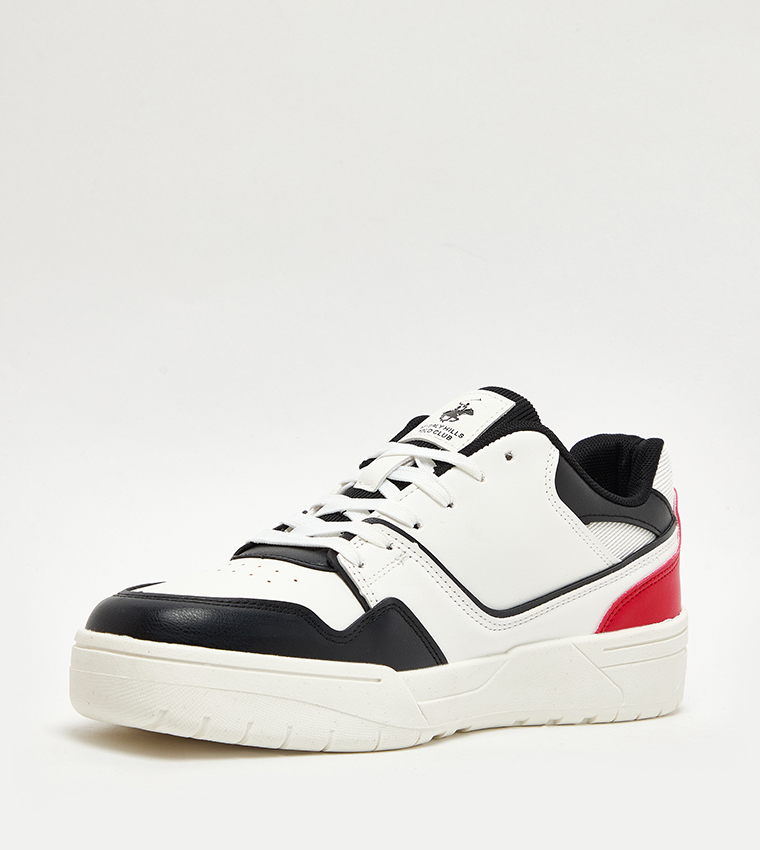 Color Block Lace Up Sneakers