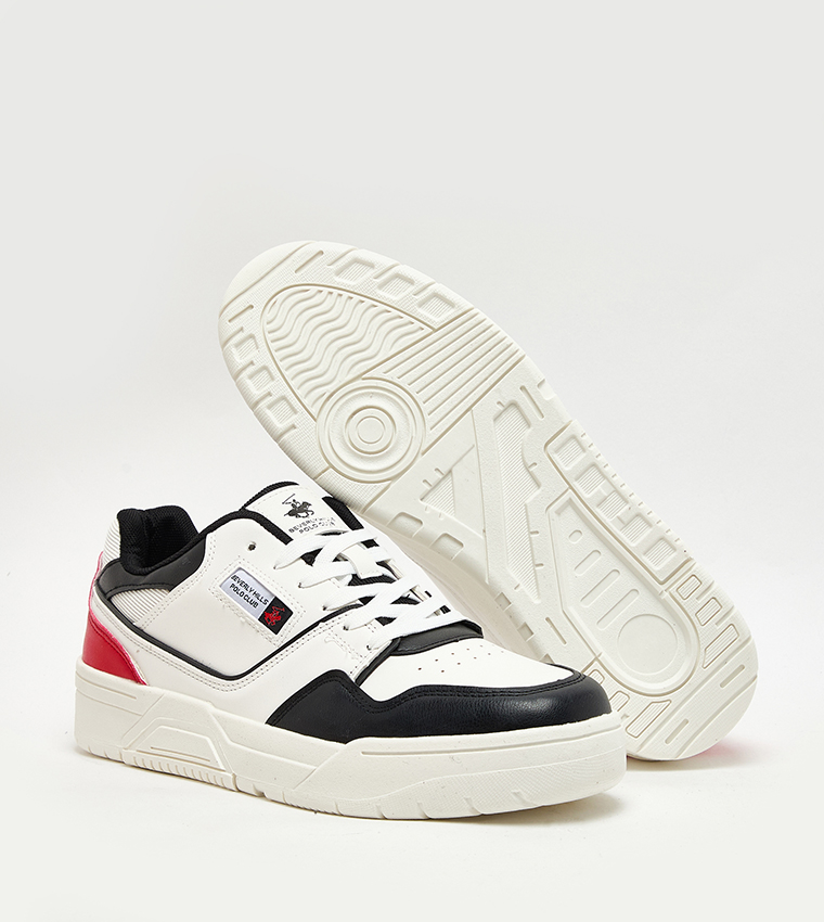 Color Block Lace Up Sneakers