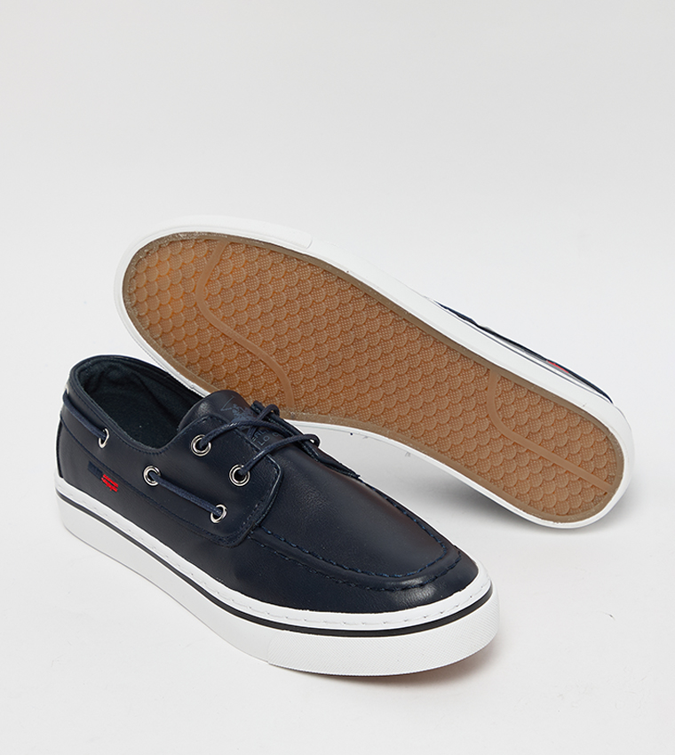 Logo Detail Boat Shoes