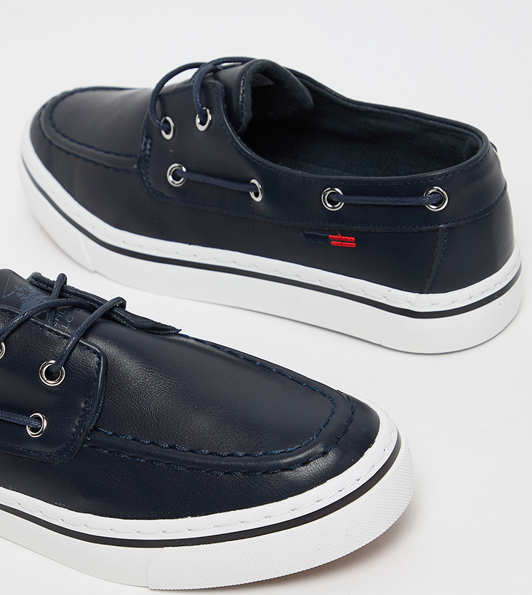 Logo Detail Boat Shoes
