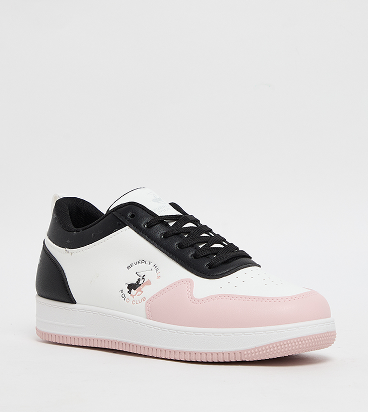 Color Block Lace Up Sneakers