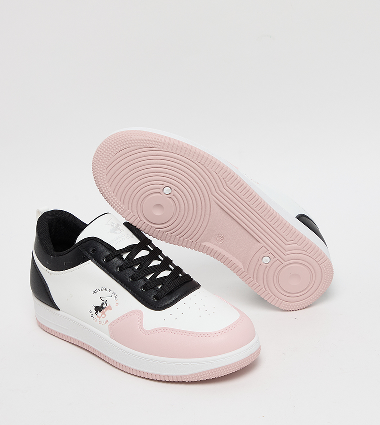 Color Block Lace Up Sneakers