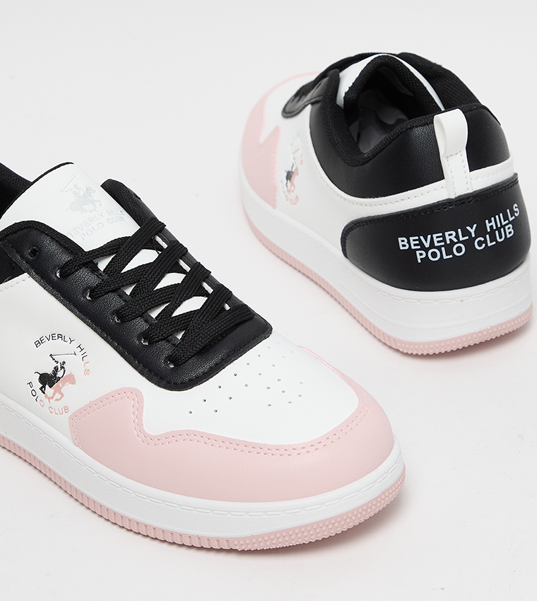 Color Block Lace Up Sneakers