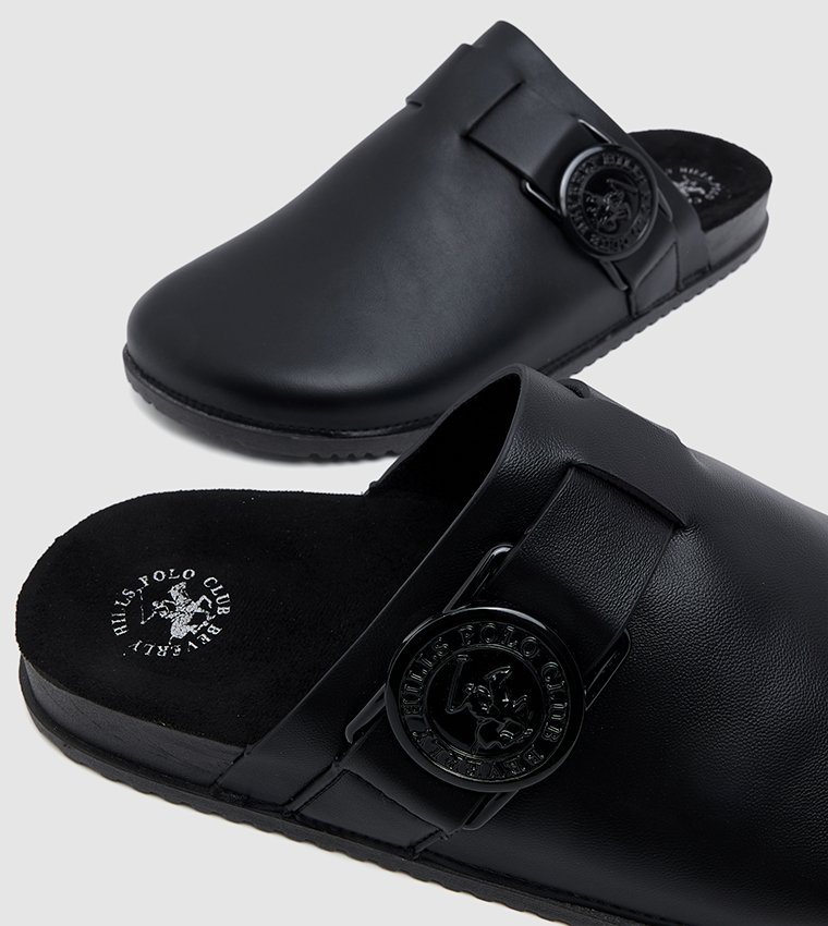 Solid Logo Detail Clogs