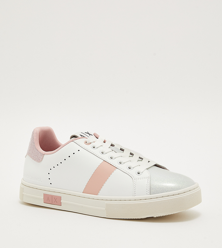 Color Block Lace Up Sneakers