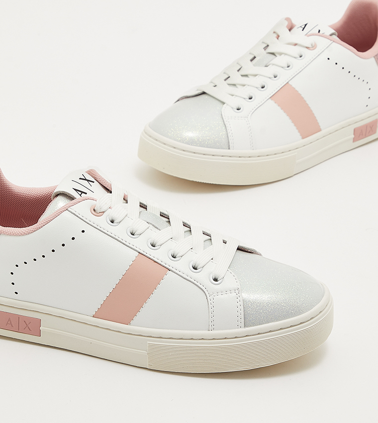 Color Block Lace Up Sneakers