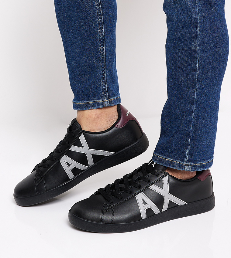 Logo Detail Low Top Sneakers
