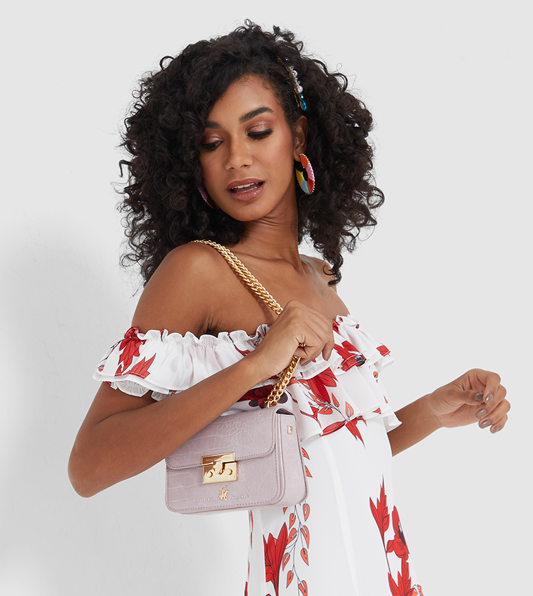 Buckle Cross Body Bag