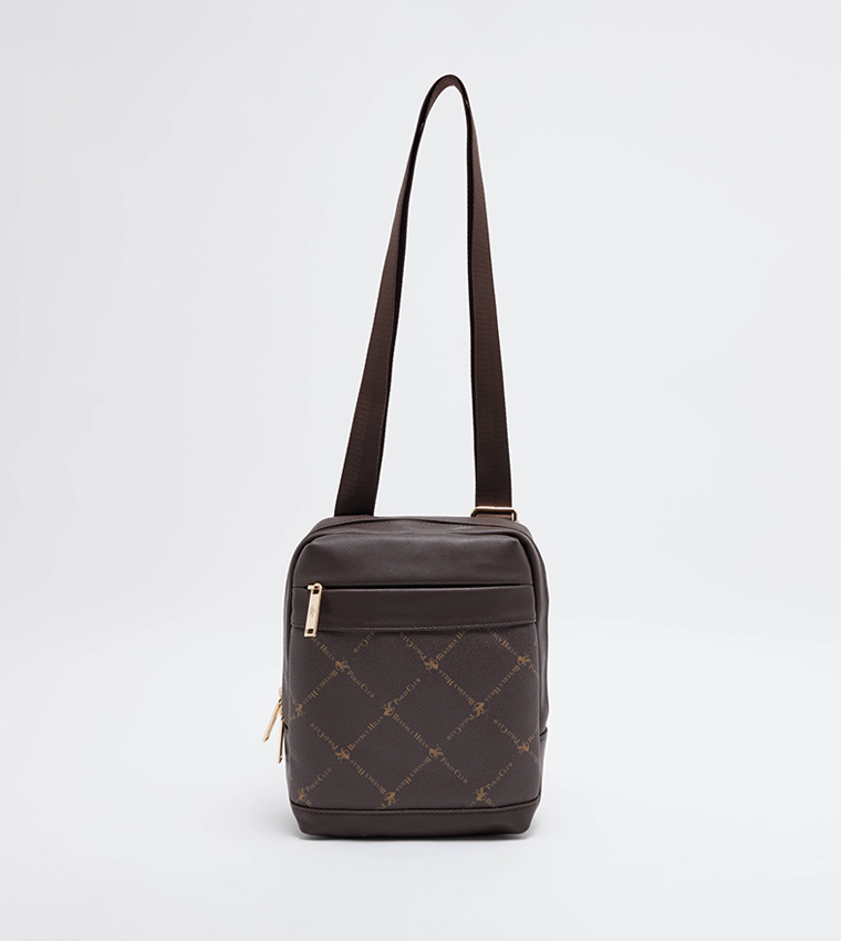 Black Brown Bevelyn Cross Body Bag